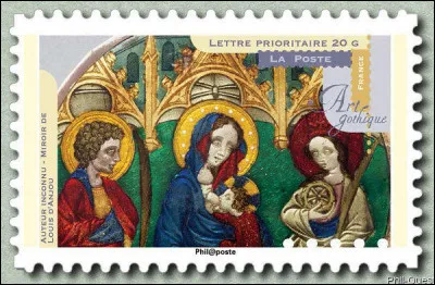 Miroire de Louis d'Anjou > Encore du vocabulaire pour cette pièce enchâssée encadrant un miroir de l'époque : ... (Complétez !)