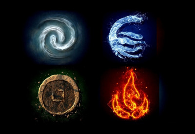 Pendant l'Antiquité, on disait que tous les objets existants étaient composés des 4 éléments (le feu, l'eau, la terre et l'air).