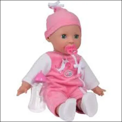 Que faut-il ajouter à "pou" pour obtenir le nom d'une poupée représentant un bébé ?