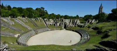 Vous pourrez voir les ruines de l'amphith&eacute;&acirc;tre romain de Saintes :