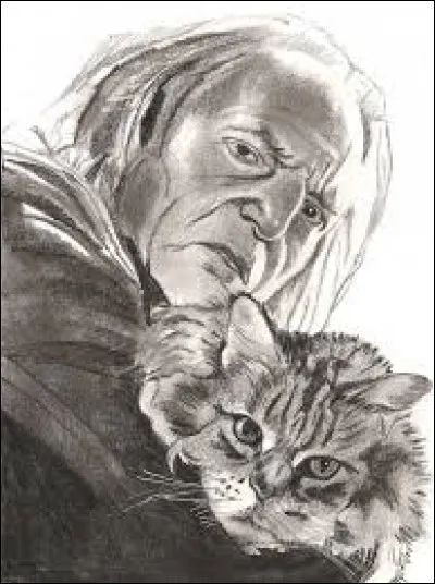 Qui est cet homme à côté du chat ?