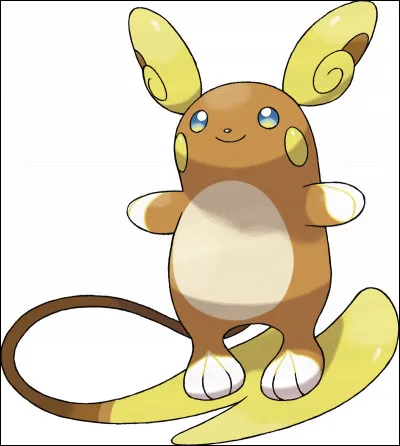 026 - Raichu d'Alola est un Pokémon de la famille des...