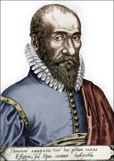 Ambroise Paré a été chirurgien du roi à partir de l'année...