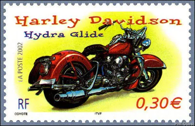 À partir de 1949 > Que signifie ce terme "Hydra-Glide", pour cette Harley ?