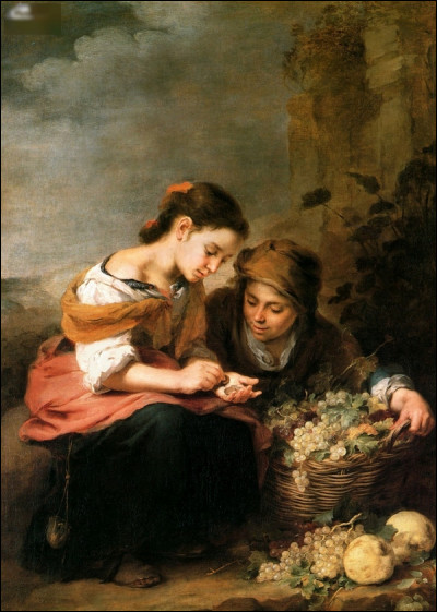 Quel peintre baroque espagnol du XVIIe a peint "La Petite vendeuse de fruits" ?