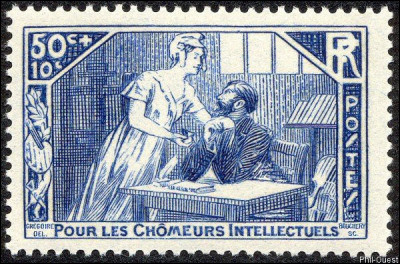 Qui est représenté sur ce timbre ?