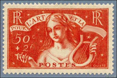 Complétez la divise inscrite sur ce timbre : "L'Art et ..."