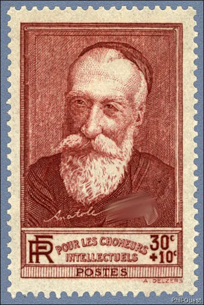 1937 > Qui est cette figure de la littérature française ? "Anatole ..."