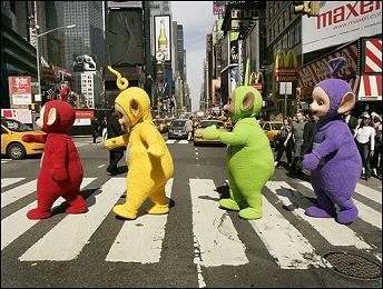 Les personnages de teletubbies