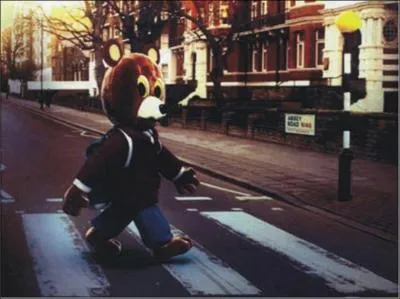 Quel artiste (chanteur) s'est inspir de la couverture d'Abbey Road pour son album ?