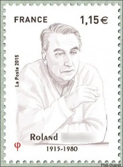 Il pensait que la critique littéraire traditionnelle soulevait un problème complexe : comment peut-on connaître précisément l'intention de l'auteur ? Sa réponse est qu'on ne le peut pas. "Roland ... "