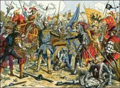 En quelle année ce même roi a-t-il été emprisonné après sa défaite lors de la quatrième bataille de Pavie ?