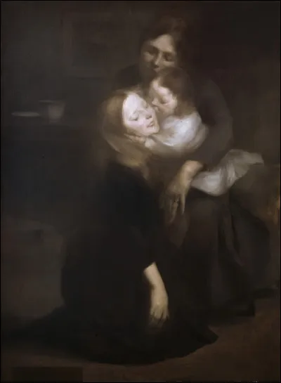 Qui a peint le tableau "Intimité" ?