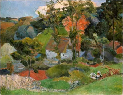 Qui a peint "Paysage à Pont-Aven" ?