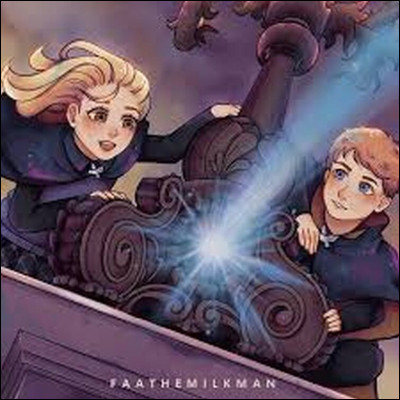 Tome 1 - Complétez : 
« Le bureau de Dame Alina était une pièce triangulaire aux [...] de verre...».