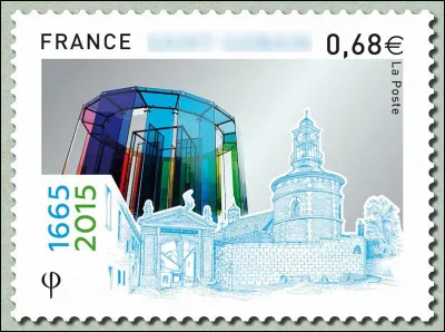 Première technologique : ce timbre a deux poses d'encre argent métallique à pigments d'aluminium, qui accentue l'effet chrome et rappelle l'argenture des miroirs de ... (Complétez !)