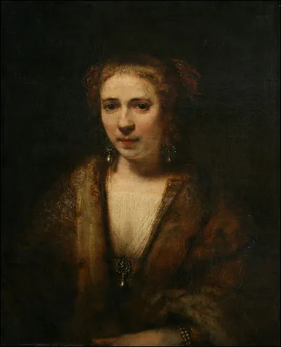 Qui a réalisé "Portrait d'Hendrickje Stoffels" ?