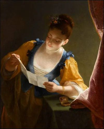Qui a peint "Jeune fille lisant une lettre" ?