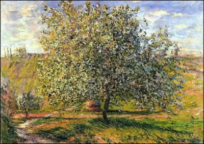 Quel impressionniste a réalisé "Pommiers en fleurs près de Vétheuil" ?