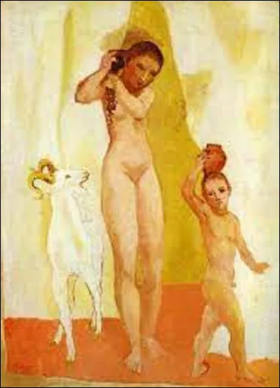 Quel peintre cubiste est l'auteur de ce tableau intitulé ''Jeune fille avec une chèvre'' ?