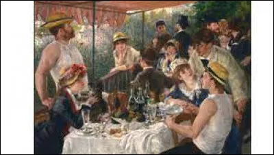Qui a peint la toile intitulée "Le Déjeuner des canotiers" ?