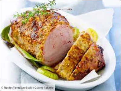 Comment appelle-t-on ce morceau de porc qui est recouvert d'une couche de moutarde ?