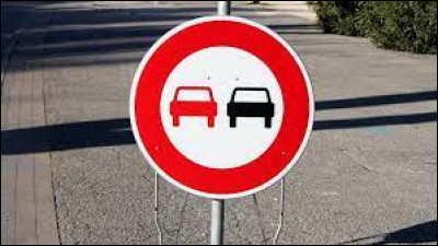Que signifie ce panneau de signalisation routière ?
