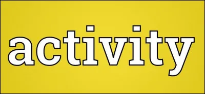 Choisis une activité.