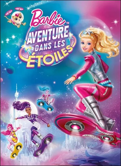 Dans ''Barbie : Aventure dans les étoiles'' comment appelle-t-on l'objet qu'utilise Barbie pour sillonner le ciel ?