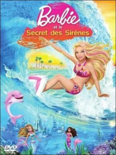 Pourquoi dans ''Barbie et le Secret des sirènes (1)'' Merliah a-t-elle les cheveux qui sont devenus roses pendant qu'elle surfait ?