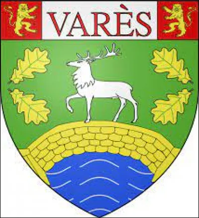 Je vous présente le blason de Varès. Village néo-aquitain, dans l'arrondissement de Marmande, il se situe dans le département ...
