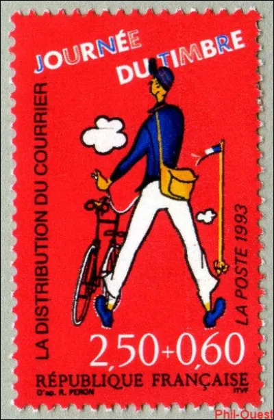 Ce timbre fait allusion à un film de Jacques Tati de 1949 : quel est son titre et qu'avait-il de particulier ?