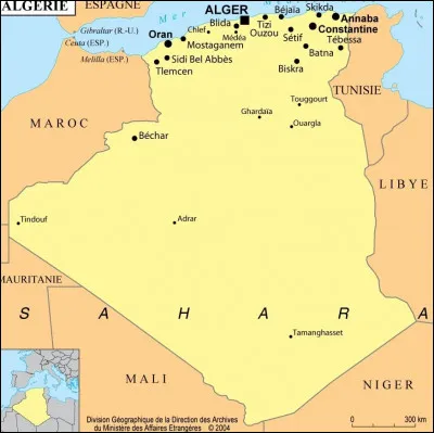 L'Algérie était une colonie française depuis quelle année ?