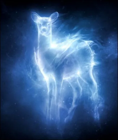 Qui avait envoyé le patronus de la biche pour faire revenir Ron auprès du trio ?