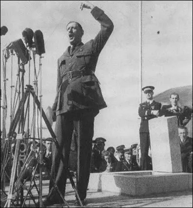 Lors de quel vnement de Gaulle prsenta-t-il sa vision d'une 5me Rpublique ?