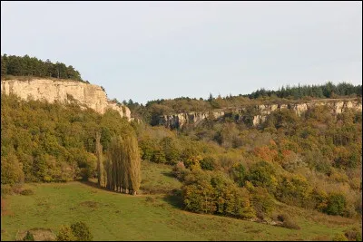 Ce cirque est une reculée culminant à 530 mètres d'altitude d'altitude à son point le plus haut, constitué de versants rocheux taillés par la rivière la Cozanne dans le plateau calcaire : c'est le cirque de ...
