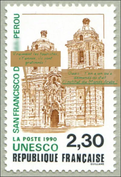 Encore une fois, si l'on pouvait entendre ce qu'ont entendu toutes ces vieilles pierres... Par exemple, ici, au Pérou : (où sommes-nous ?)