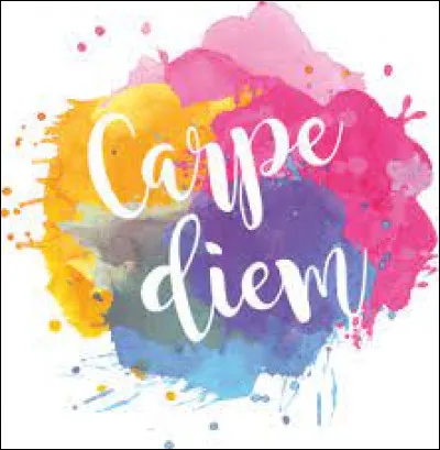 À quel poète doit-on l'expression "Carpe diem" ?