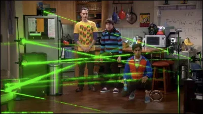 Que va-t-il se passer quand Raj aura traversé le champ de laser ?