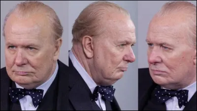 Encore un autre incroyable tour de force, vous avez peut-être reconnu Winston Churchill, mais allez-vous reconnaître l'acteur qui l'incarne ?