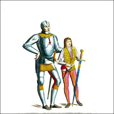 Comment appelle-t-on un gentilhomme qui accompagne un chevalier et porte ses armes ?