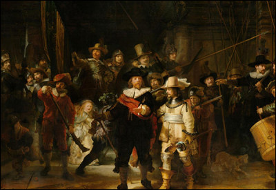 Quel peintre hollandais du XVIIe a réalisé "La Ronde de nuit" ?