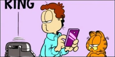 Qui téléphone régulièrement à Jon pour raconter les méfaits de Garfield ?
