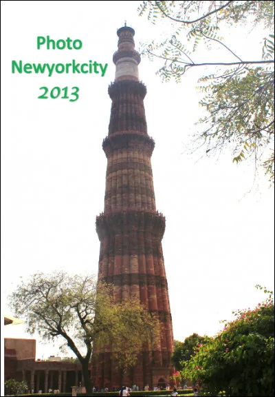 Quel est ce monument, le minaret le plus haut de l'Inde avec 72,5 m de haut, datant de 1199 et situé à Delhi ?