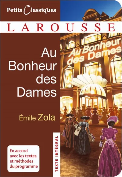 En quelle année a été publié "Au Bonheur des Dames" ?