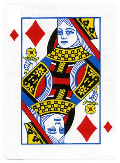 Quel est le nom de la dame de carreau dans les jeux de cartes français ?