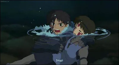 La voix de quel personnage r&eacute;veille Ashitaka lors de son inconscience, dans l'eau, vers la fin de l’œuvre ?