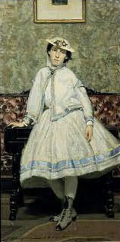 Peinture à l'huile sur toile, ''Alaide Banti en robe blanche'' est un tableau d'un Macchiaioli. De ces trois peintres de ce mouvement, qui a immortalisé le portrait de cette jeune fille en 1866 ?