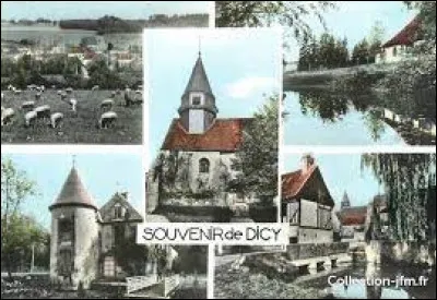 Ancienne commune Icaunaise, Dicy se situe en région ...