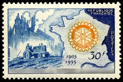 Il s'agit d'un cinquantenaire, fêté en 1955 : lequel ?